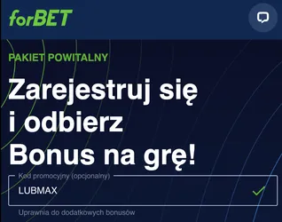 forBET kod promocyjny &ndash; LUBMAX