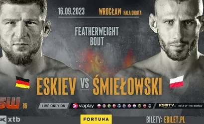 KSW 86: Dawid Śmiełowski zawalczy z Lom-Ali Eskijewem