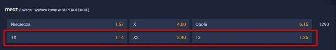 podwójna szansa sts