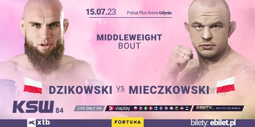 Borys Dzikowski zmierzy się z Damianem Mieczkowskim na gali KSW 84