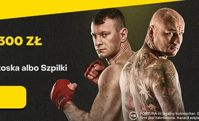 KSW 94 bonus 300 zł za wygraną Wrzoska lub Szpilki!