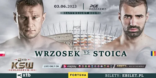 Bogdan Stoica rywalem Arkadiusza Wrzoska na gali XTB KSW Colosseum 2