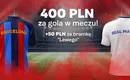 Barcelona – Real Madryt: kurs 200.00 na gola w meczu + 50 zł za Lewandowskiego