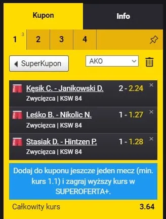 KSW 84 typowanie